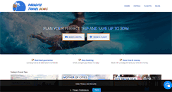 Desktop Screenshot of paradisetraveldeals.com